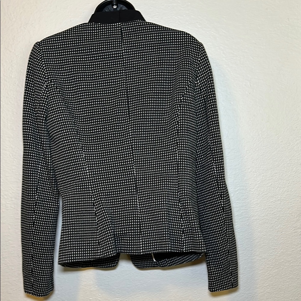 White Black Women's Black and White Blazer - Picture 6 of 8